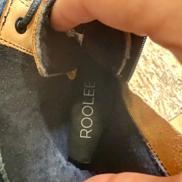 Roolee Camel Lace-Up Combat Boots - Picture 8 of 8